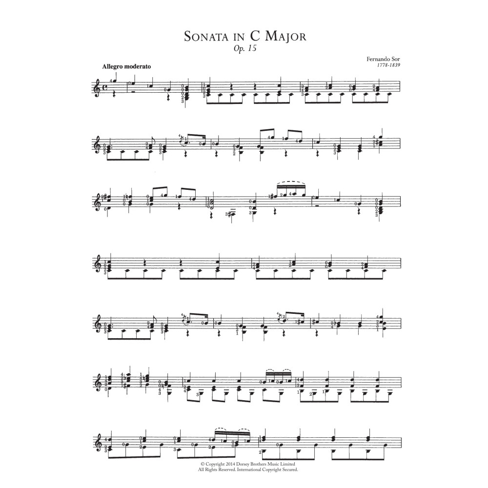 Sonata In C Major, Op.15