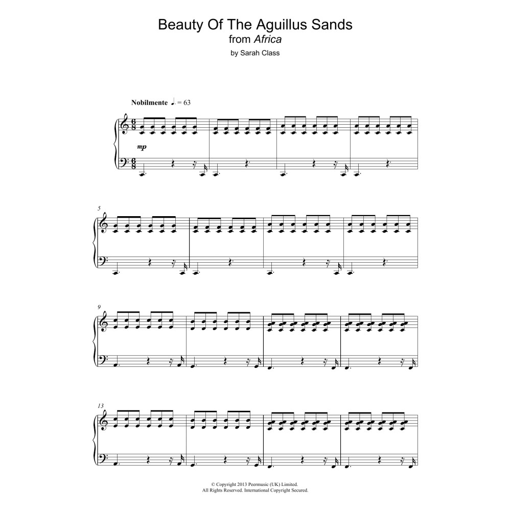 Beauty Of The Aguillus Sands (from 'Africa')