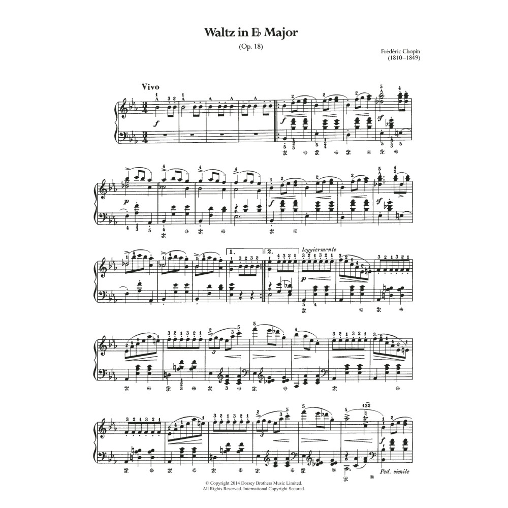 Waltz Op.18 (from 'Les Sylphides')