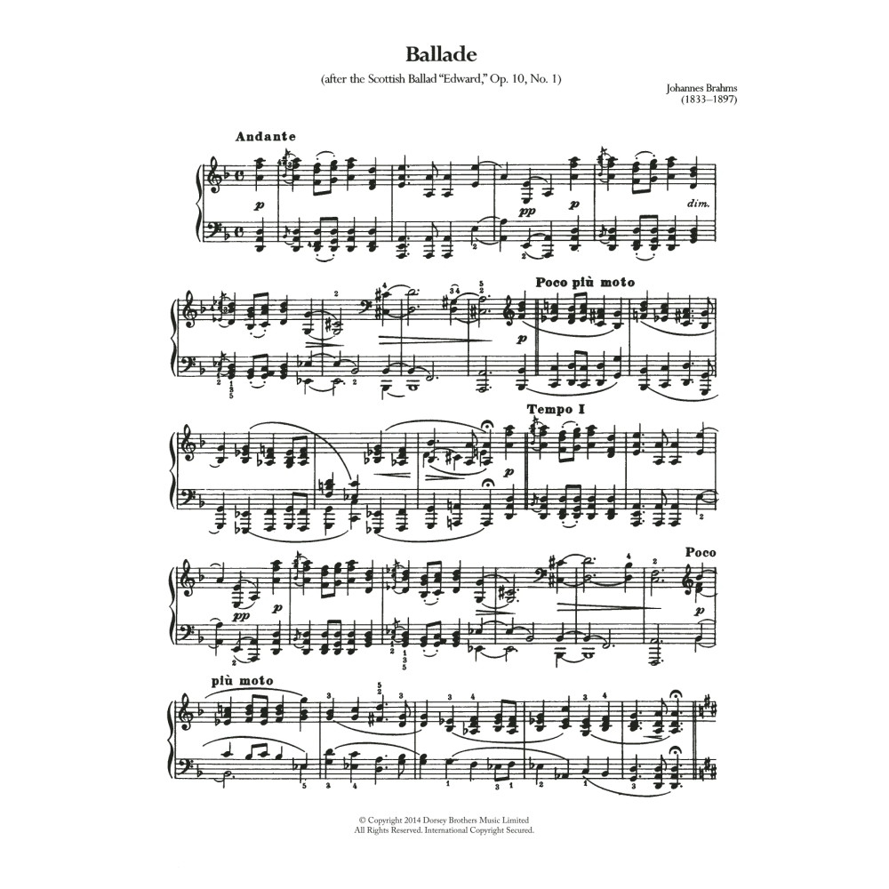 Ballade, Op.10 No.1