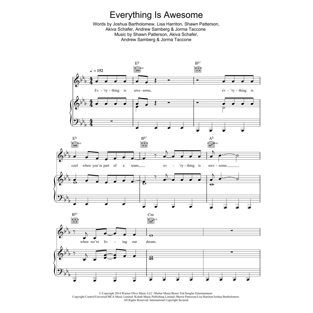 Everything Is Awesome (from The Lego Movie) (feat. The Lonely Island)