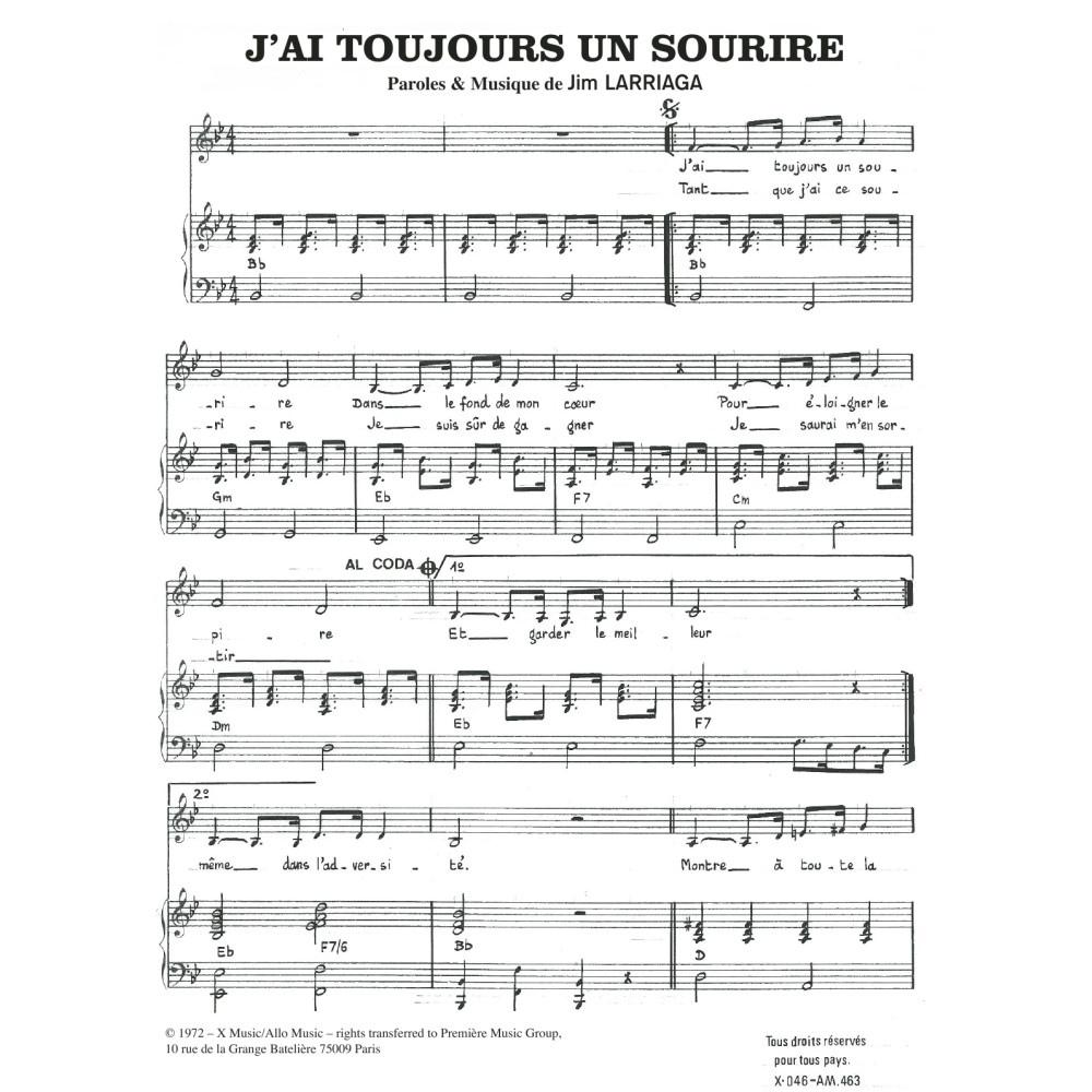 J'ai Toujours un Sourire