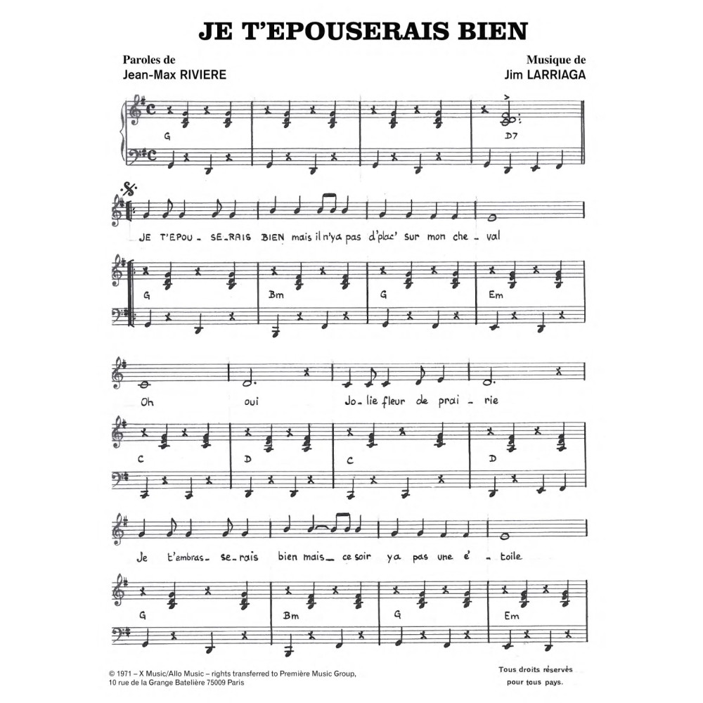 Je t'espouserai Bien