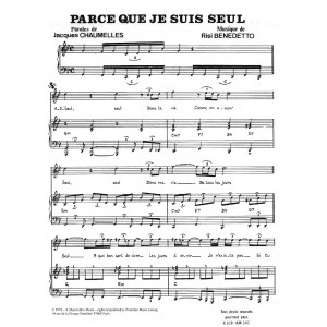 Parce Que Je Suis Seul