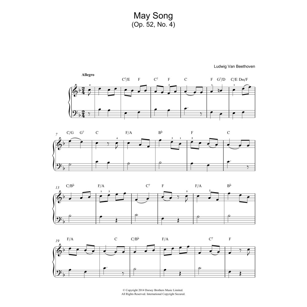 May Song Op.52, No.4