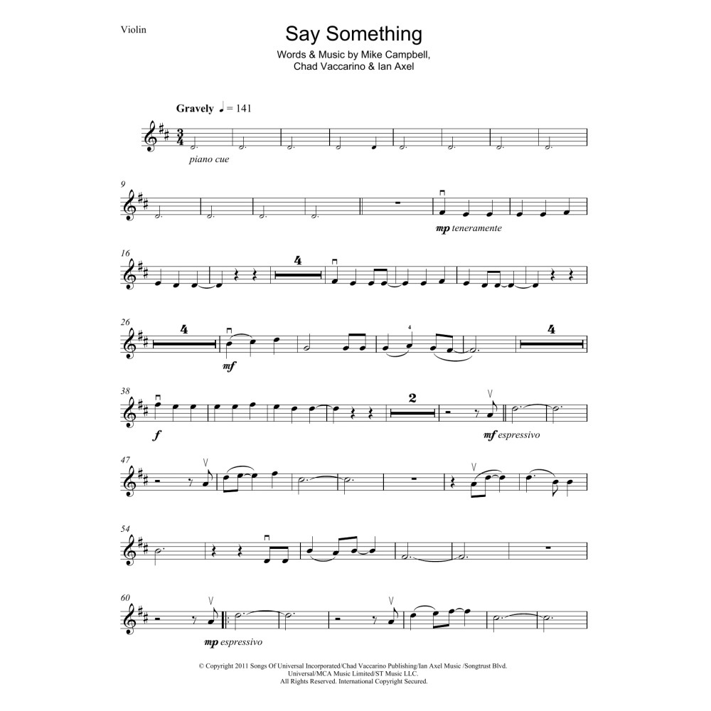 Say Something (feat. Christina Aguilera)