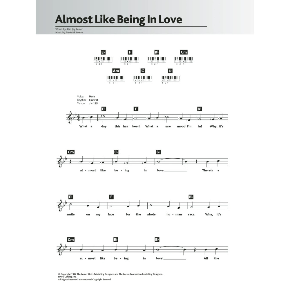 Almost Like Being In Love