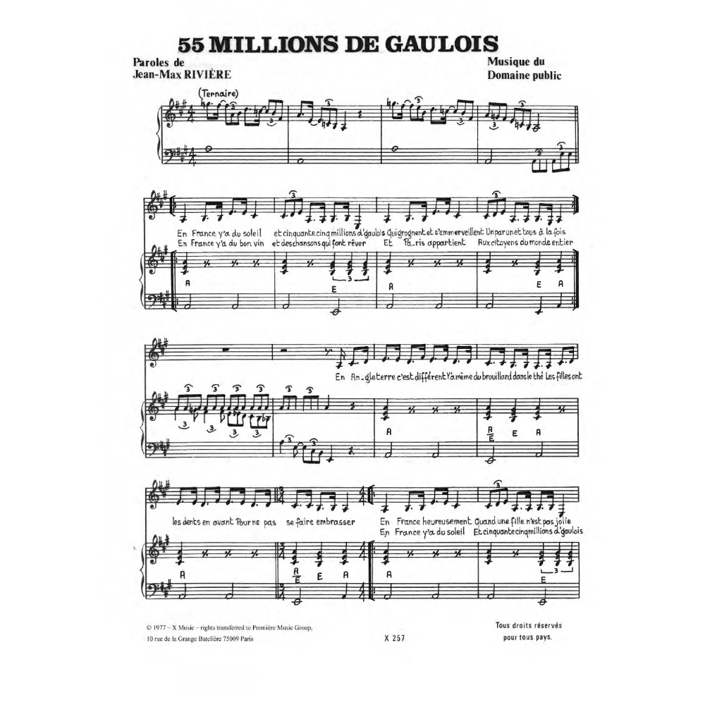 55,000,000 De Gaulois