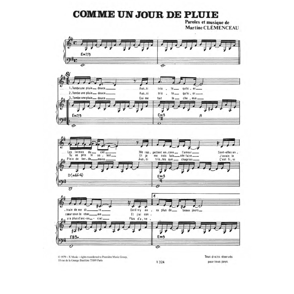 Comme Un Jour De Pluie
