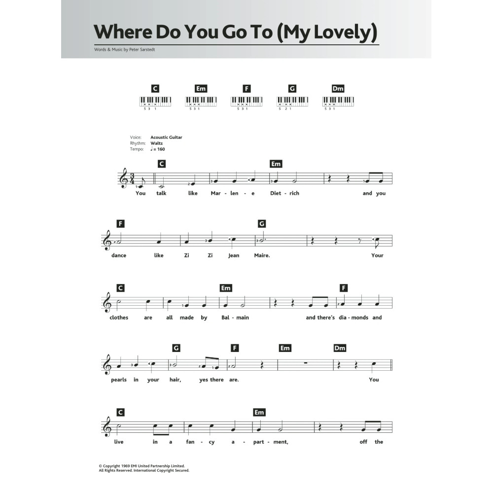 Where Do You Go To (My Lovely)