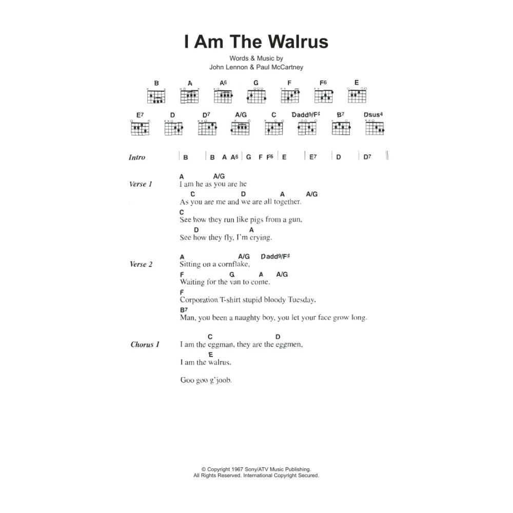 I Am The Walrus