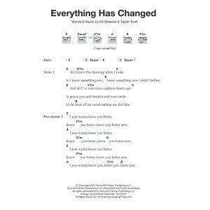 Everything Has Changed (feat. Ed Sheeran)