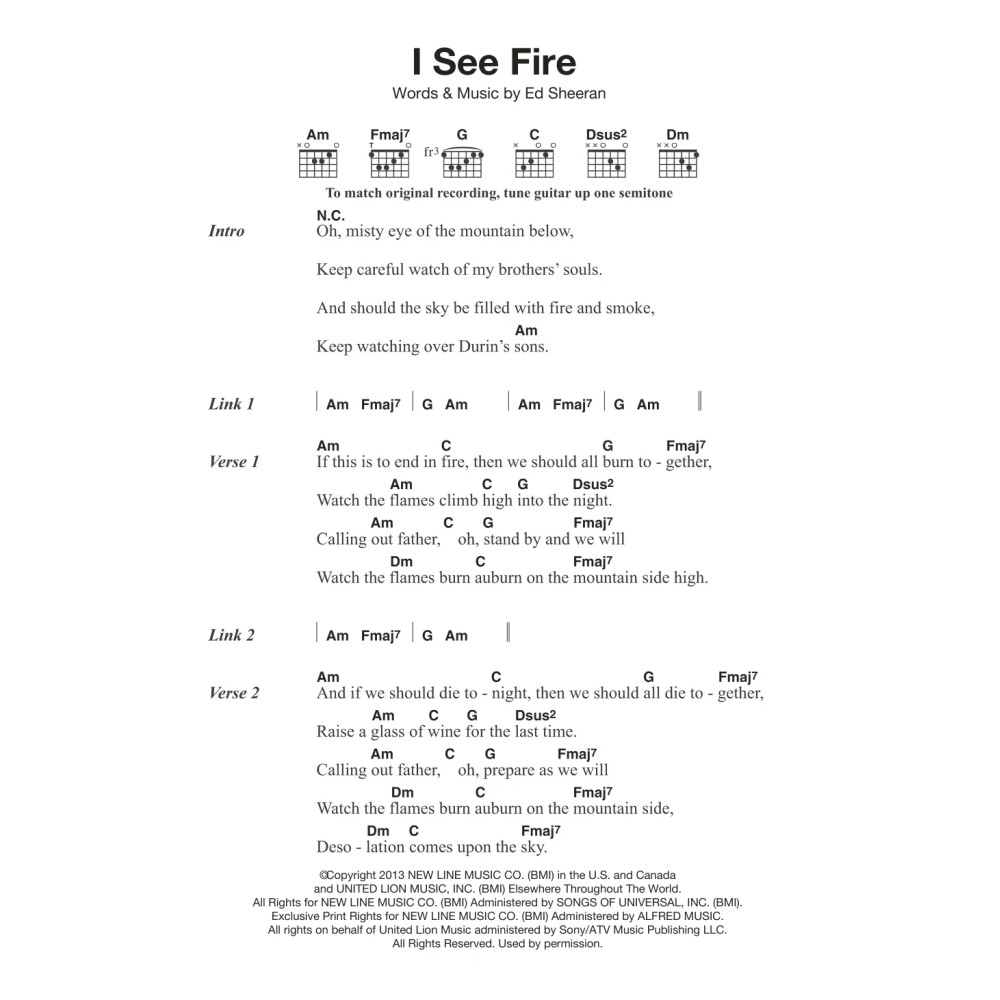 I See Fire (from The Hobbit)