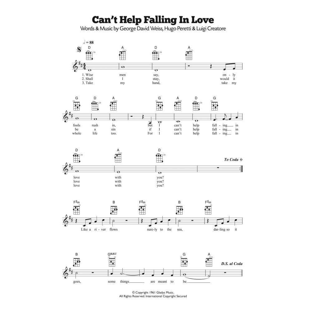 Can't Help Falling In Love