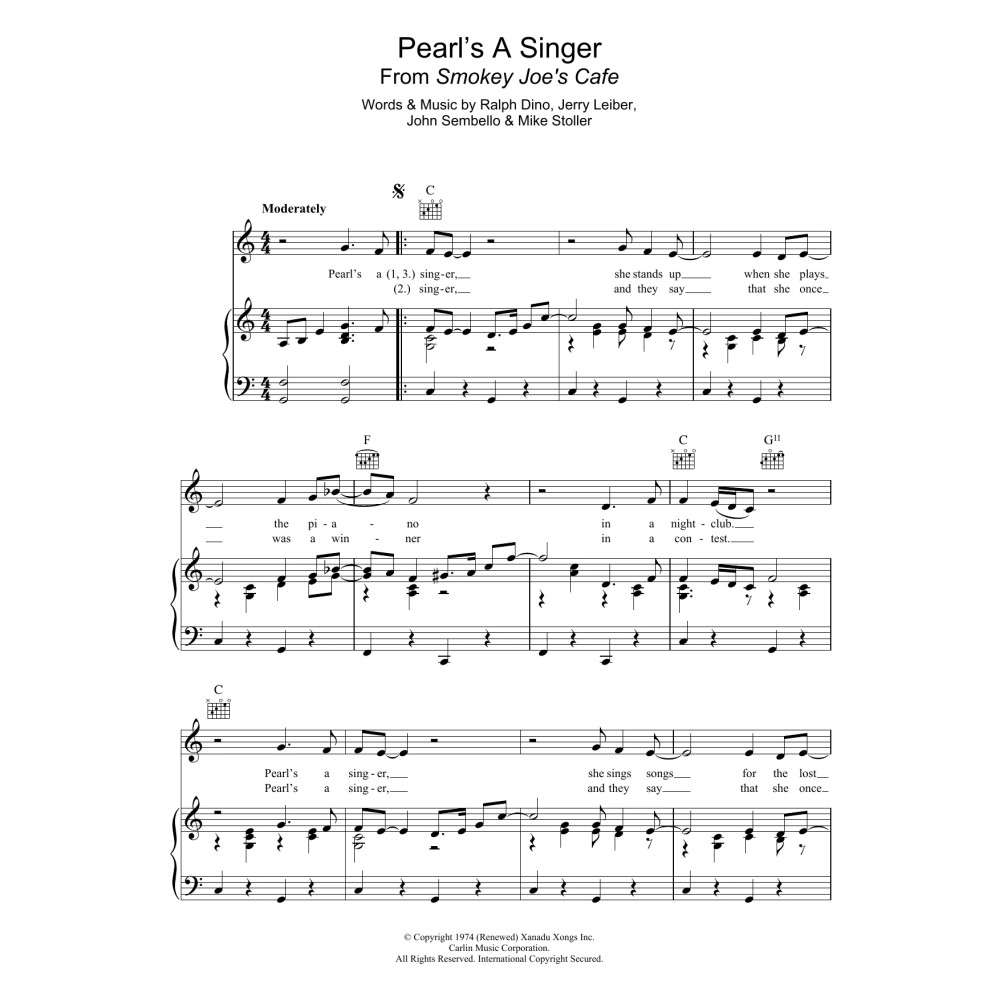Pearl's A Singer (from 'Smokey Joe's Cafe')