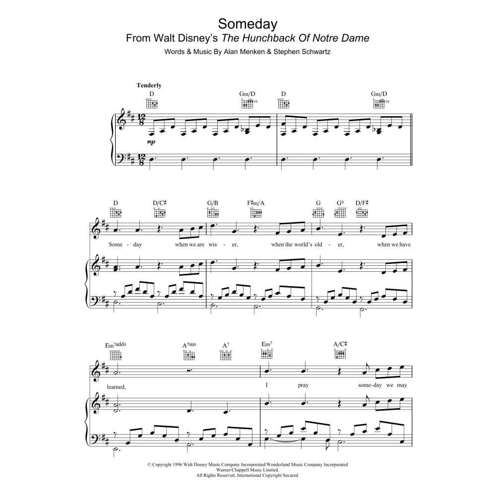 Someday (from The Hunchback Of Notre Dame)