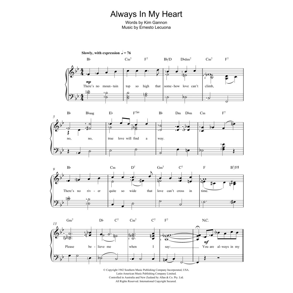 Always In My Heart