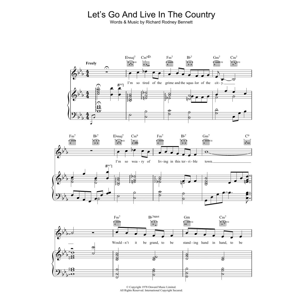 Let's Go And Live In The Country