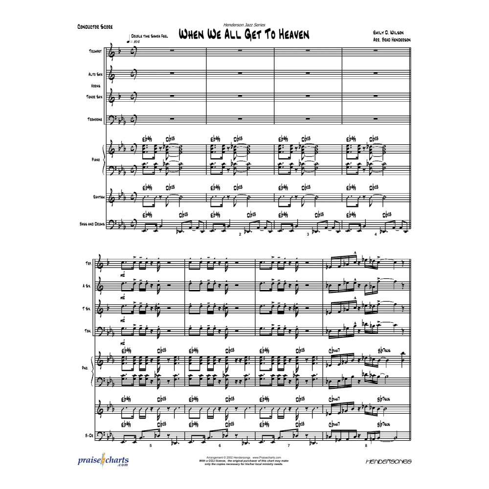 When We All Get to Heaven - Orchestration