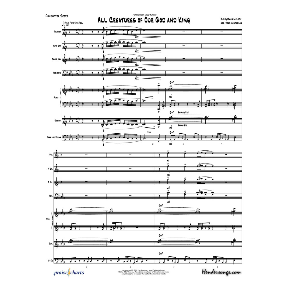 All Creatures of Our God And King - Orchestration