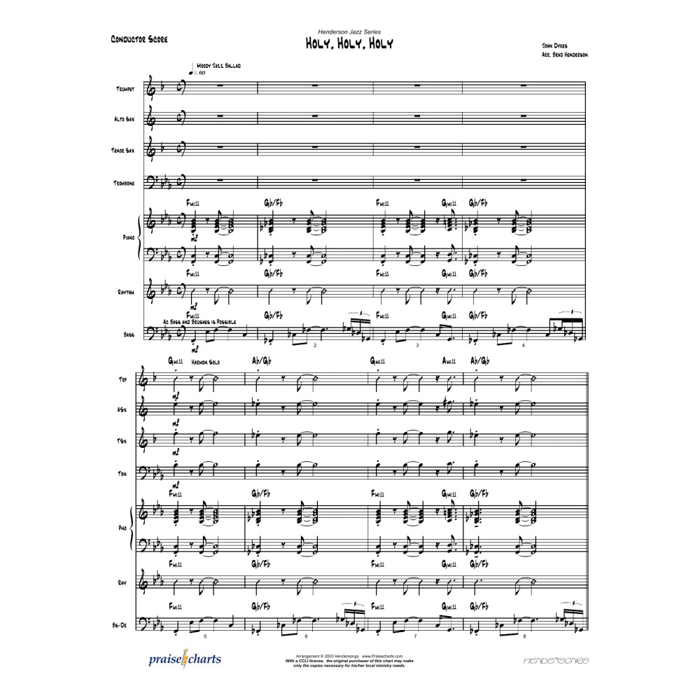 Holy Holy Holy - Orchestration