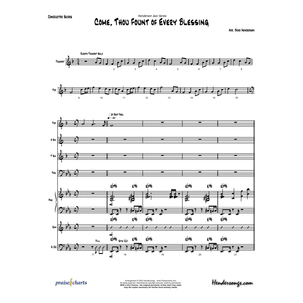 Come Thou Fount of Every Blessing - Orchestration