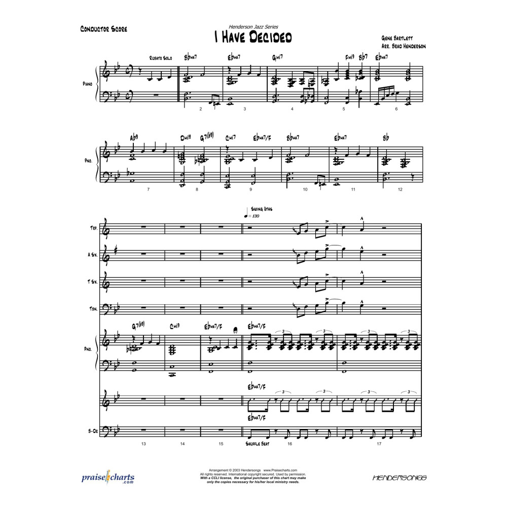 I Have Decided - Orchestration