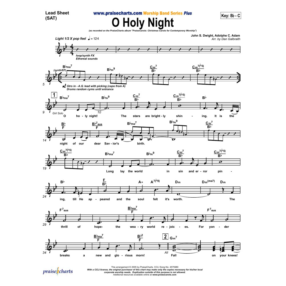 O Holy Night - Orchestration