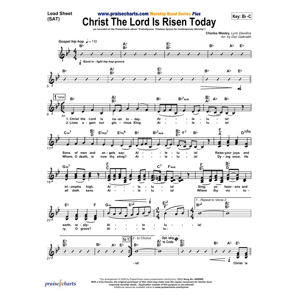 Christ the Lord Is Risen Today - Orchestration