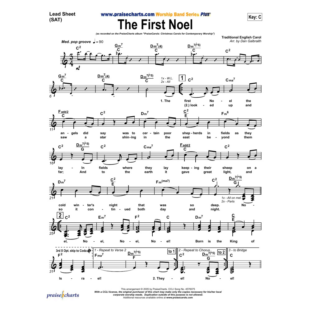 The First Noel - Orchestration