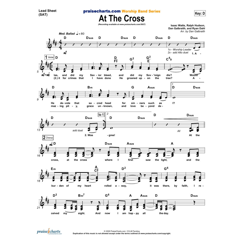 At the Cross - Orchestration
