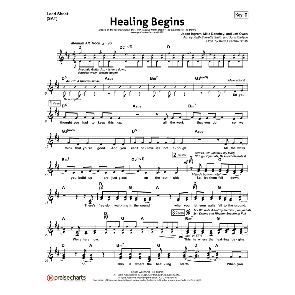 Healing Begins - Orchestration