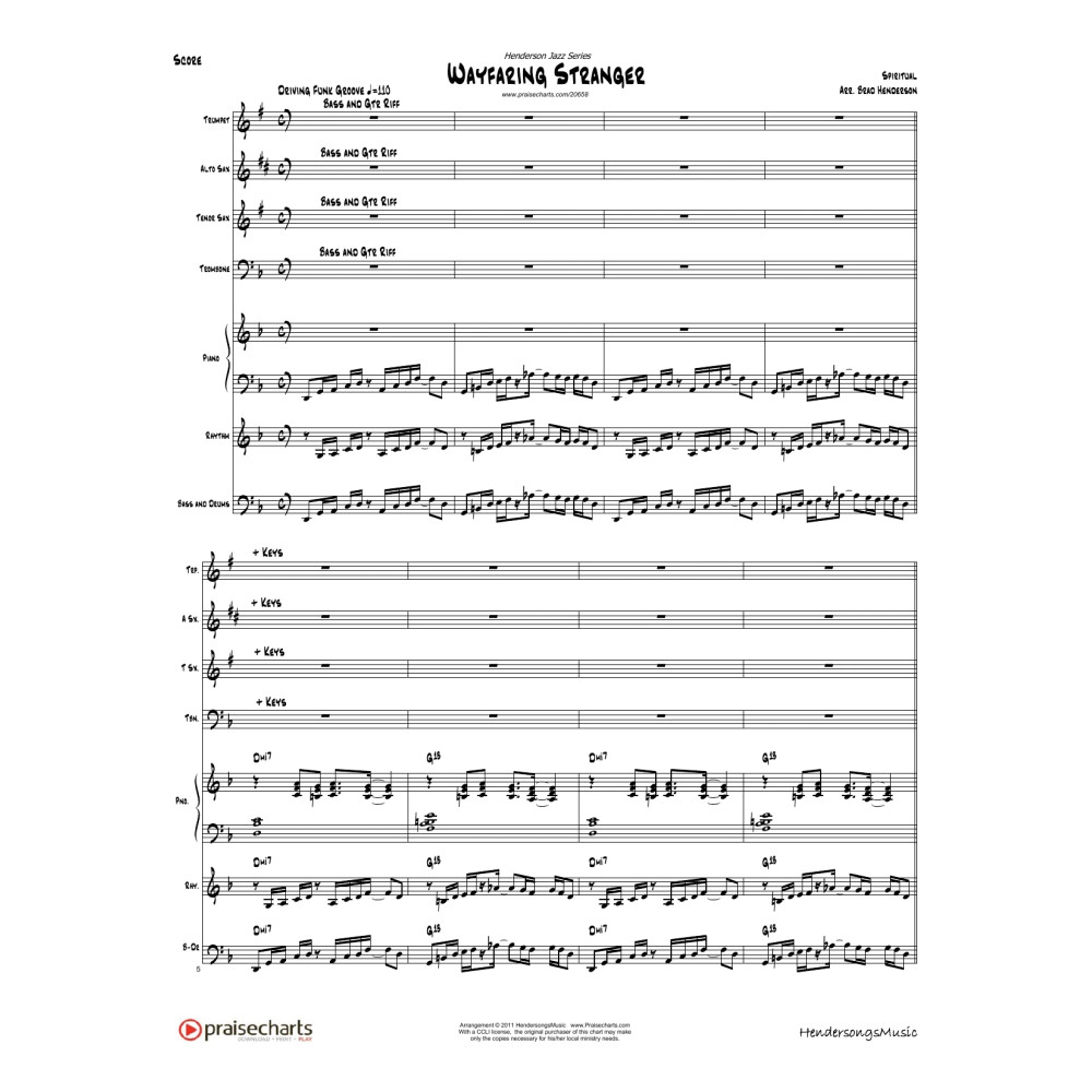 Wayfaring Stranger - Orchestration