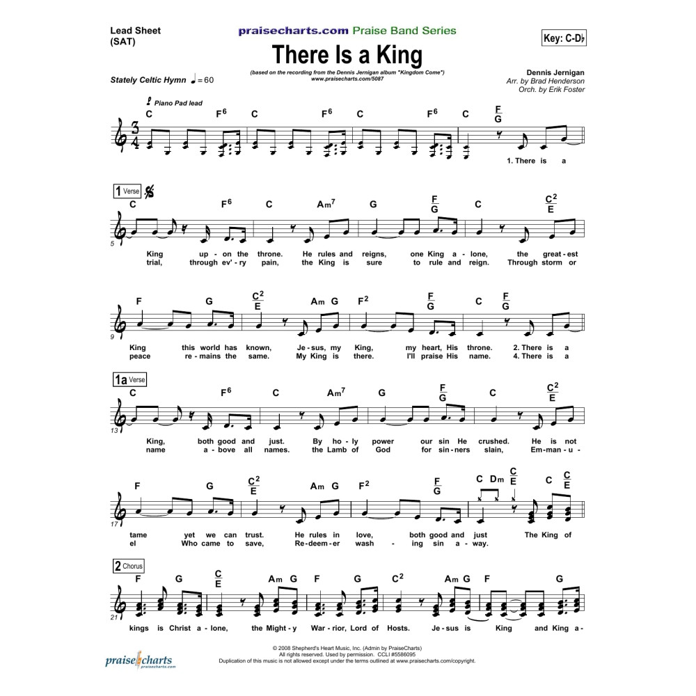There Is A King - Orchestration