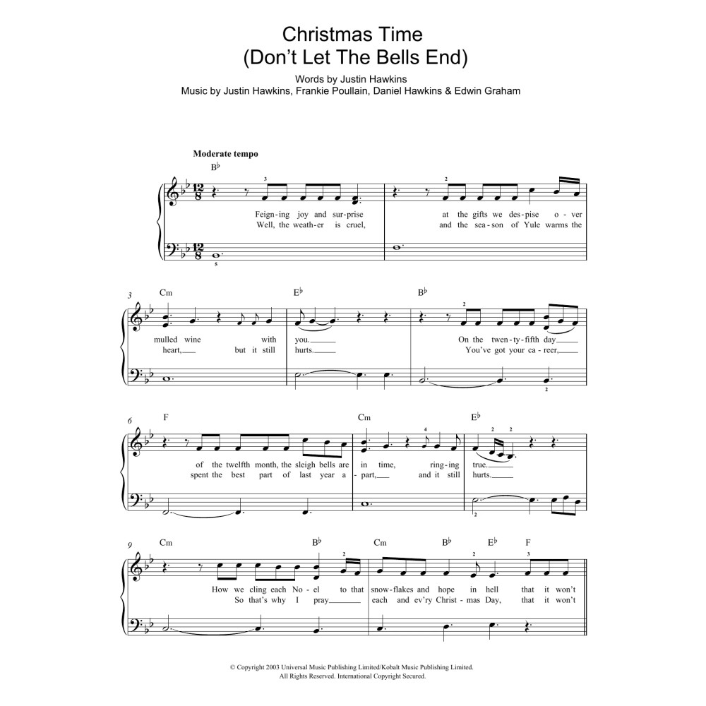 Christmas Time (Don't Let The Bells End)