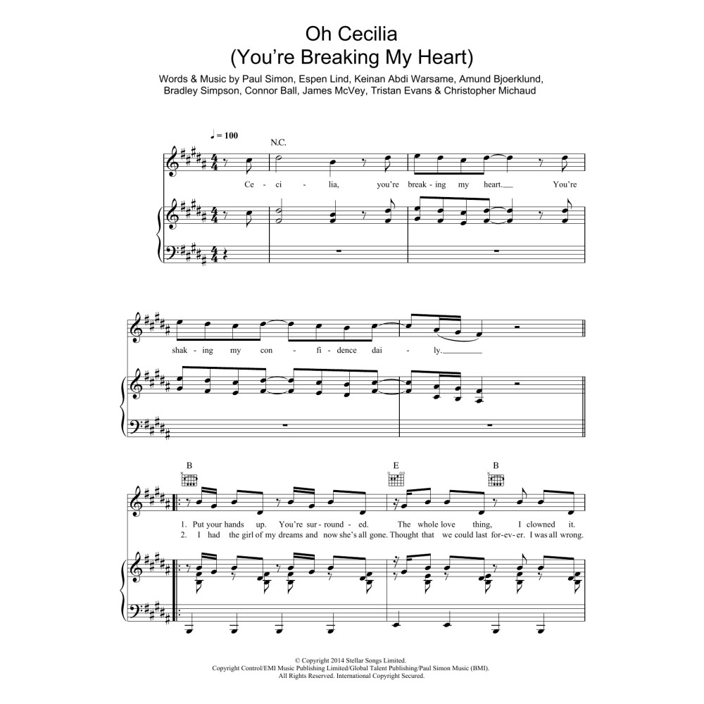Oh Cecilia (Breaking My Heart)
