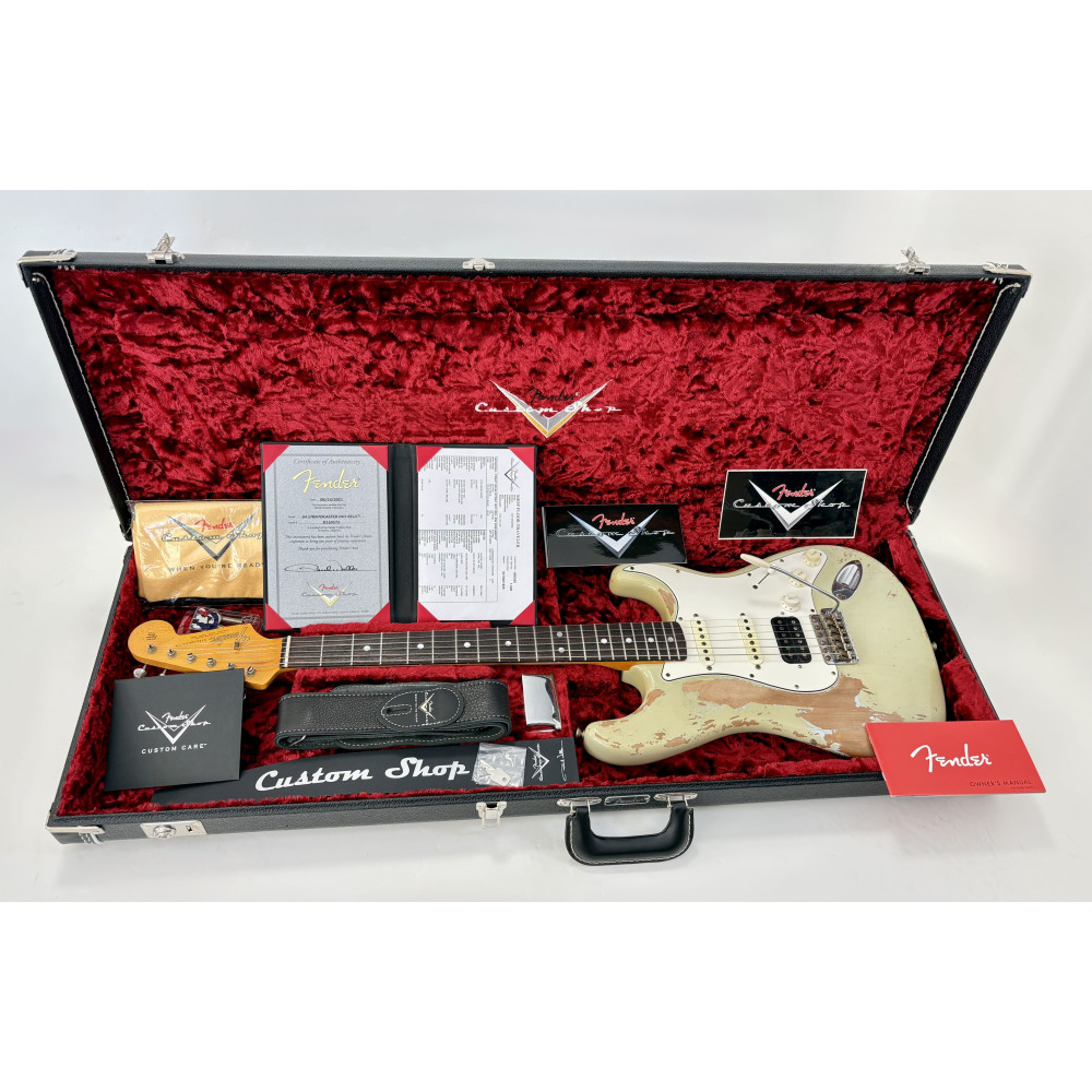Fender Stratocaster 64 Heavy Relic HSS Masterbuilt Paul Waller Custom Shop 2021 Sonic Blue