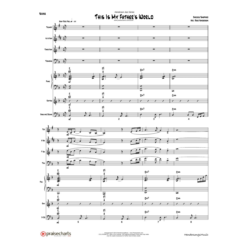 This Is My Father's World - Orchestration