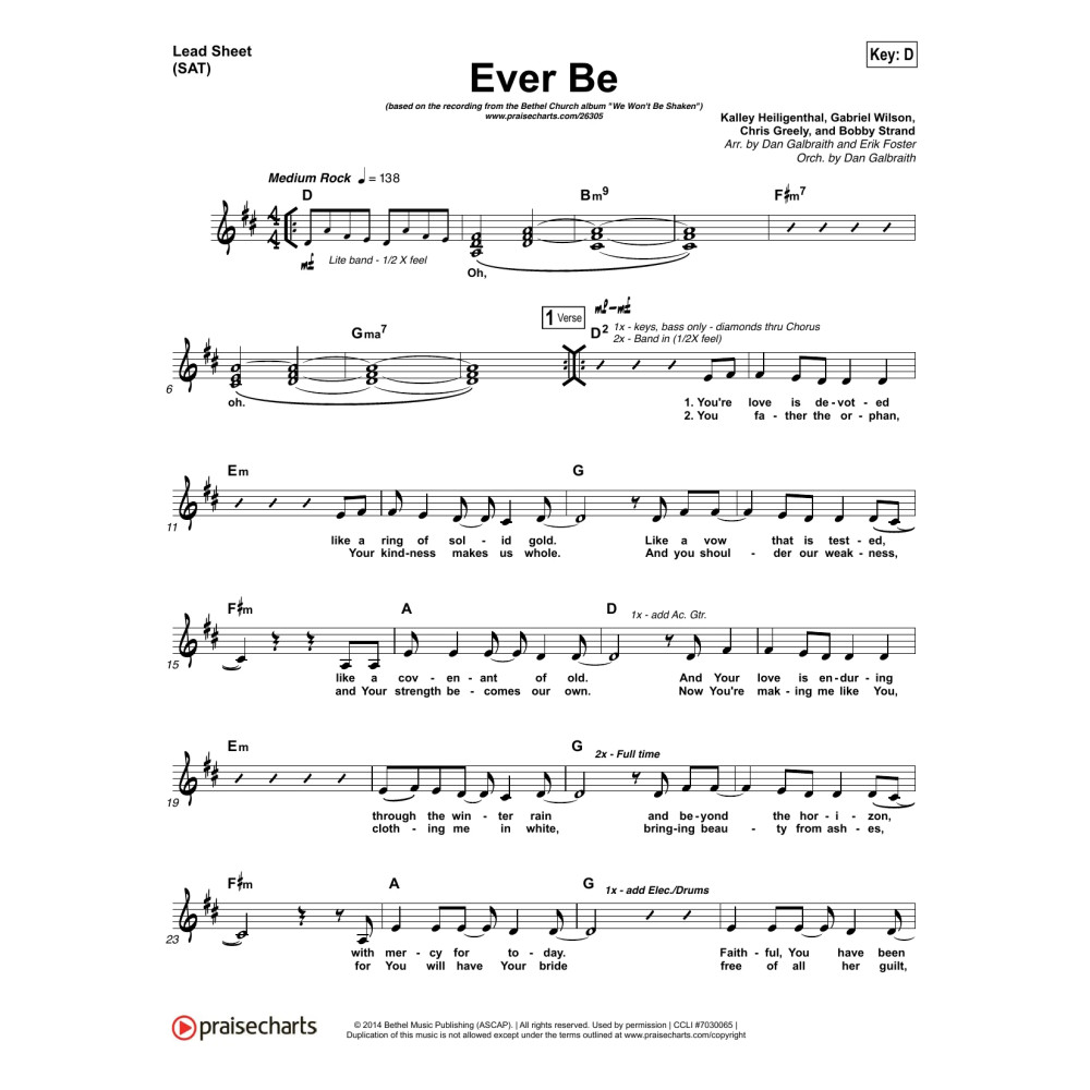 Ever Be - Orchestration