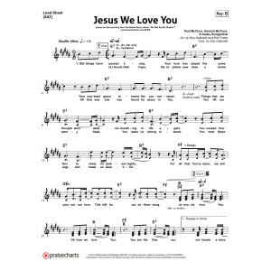 Jesus We Love You - Orchestration