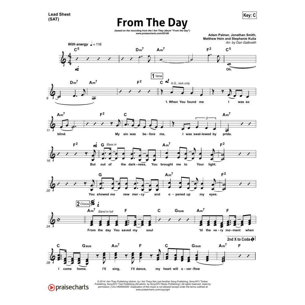 From The Day - Orchestration