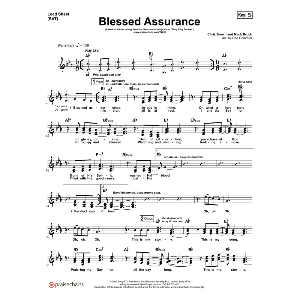 Blessed Assurance - Orchestration