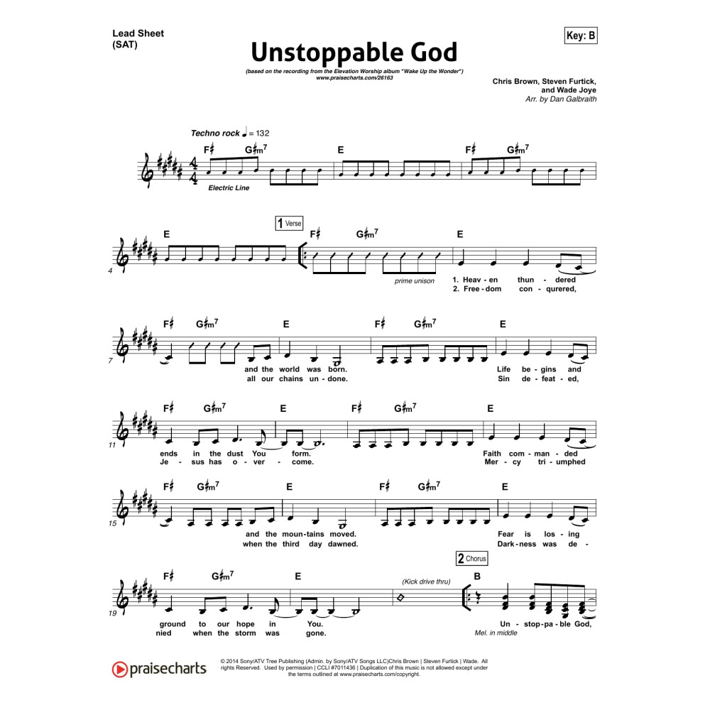 Unstoppable God - Orchestration