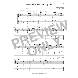 Ecossaise No. 10, Op. 33
