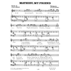 Mathieu, My Friend