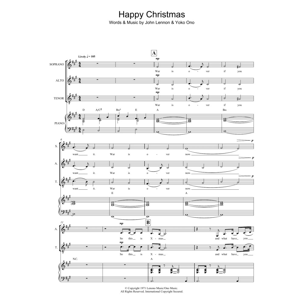 Happy Xmas (War Is Over)