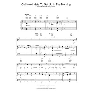 Oh, How I Hate To Get Up In The Morning