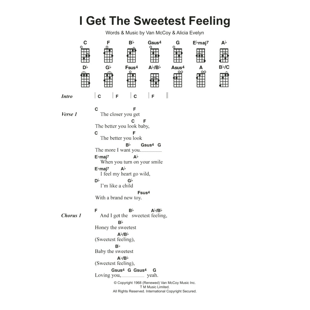 I Get The Sweetest Feeling
