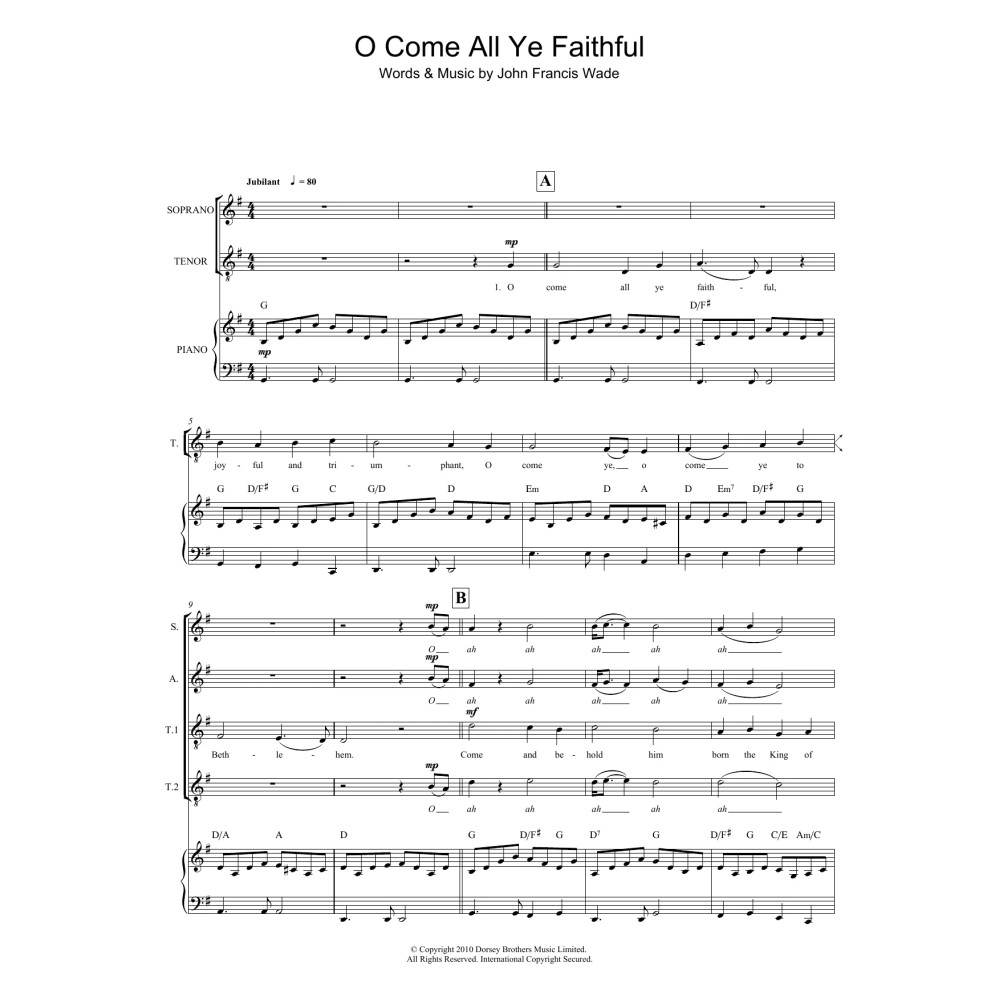 O Come All Ye Faithful