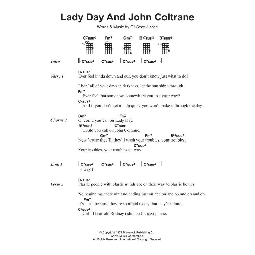 Lady Day And John Coltrane